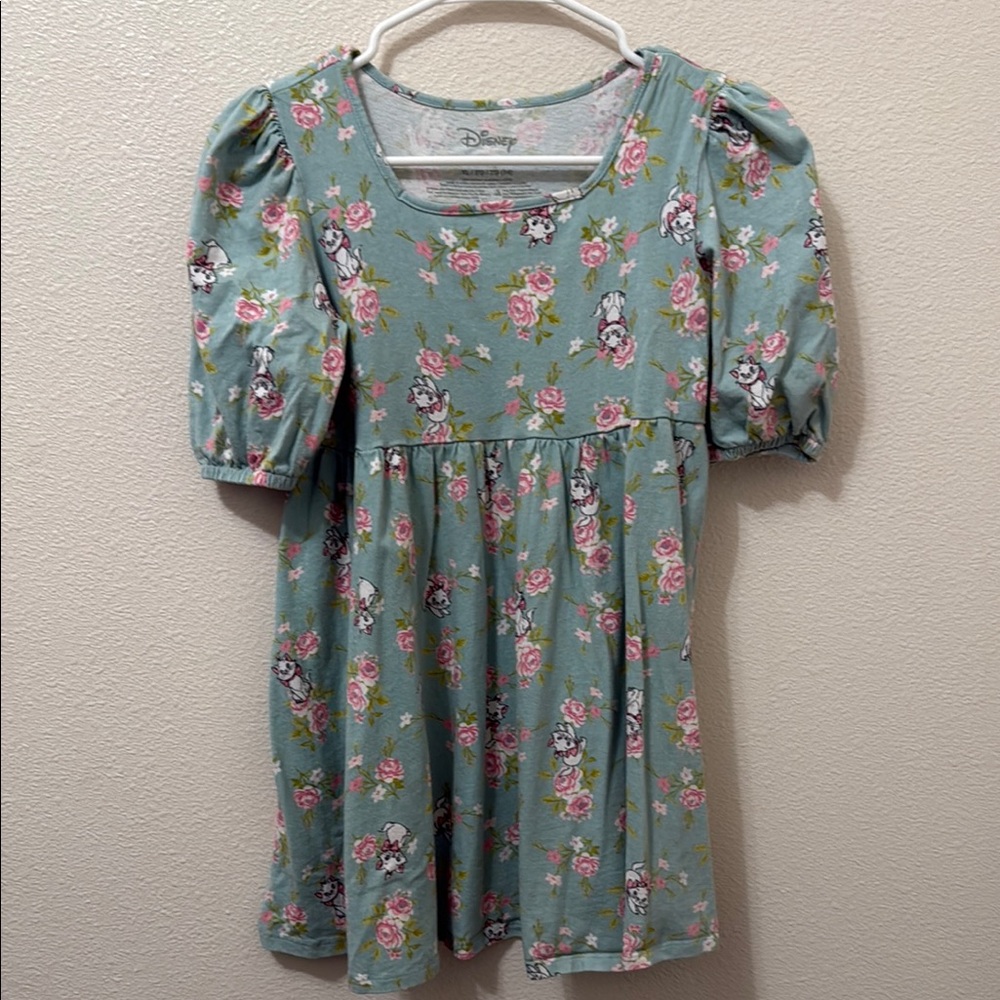 Disney Green Puff Sleeve Sundress